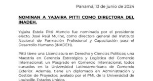 Yajaira Pitti: La Nueva Directora del INADEH