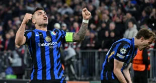 Inter sorprende al Bayern con gol de último minuto en cuartos de Champions
