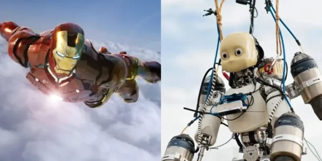 ‘Iron Man’ es real: Primer vuelo de un Robot Humanoide impulsado por Jetpack desarrollado por el Instituto Italiano de Tecnología