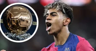 La afición del Barça ve a Lamine Yamal como Balón de Oro