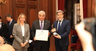 Legislatura de Buenos Aires distingue al presidente Mulino como “visitante ilustre”