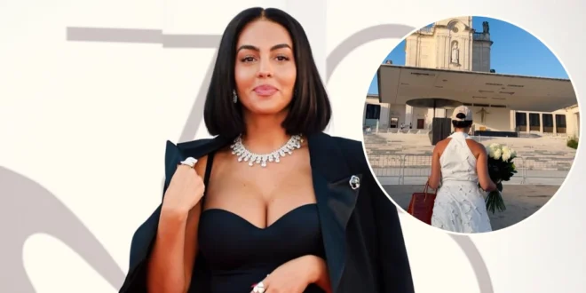 Polémica en Fátima: Georgina Rodríguez criticada por su atuendo en el santuario