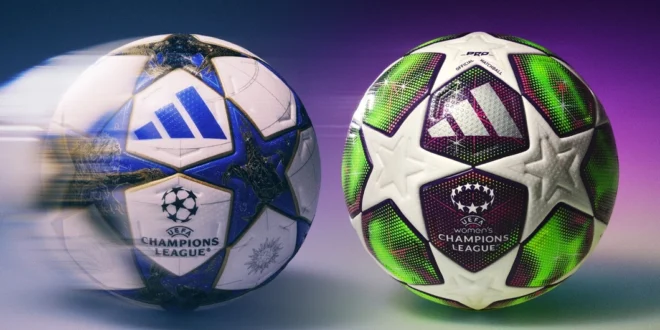 Así es el nuevo balón de la Champions League 2025/26: Un diseño celestial con tecnología de punta
