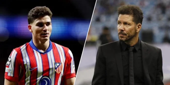 Drama en el Atlético de Madrid: El Entorno de Julián Álvarez Cuestiona a Simeone