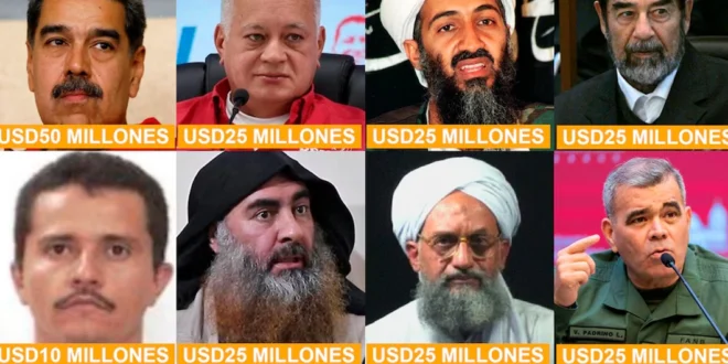 Maduro en la Lista de los Más Buscados de EE.UU.: ¿Por Qué Desplazó a Jefes Terroristas?