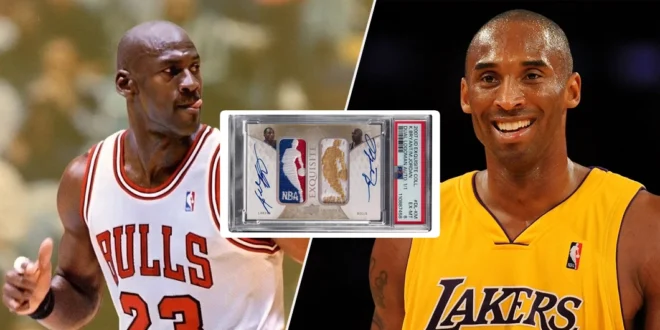 Tarjeta de Michael Jordan y Kobe Bryant Rompe Récord Mundial en Subasta por $12.9 Millones