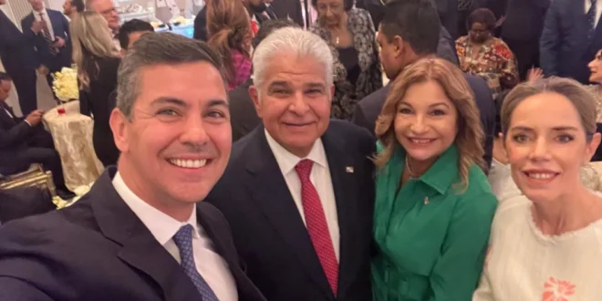 El Presidente Mulino Asiste a Recepción Ofrecida por Donald Trump y se Reúne con Líderes Mundiales