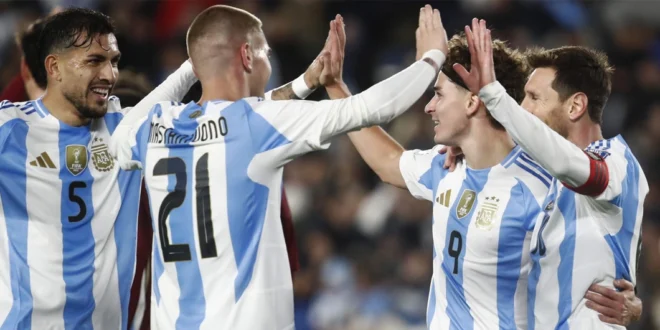 ¡Fiesta Argentina! Messi Lideró la Goleada 3-0 a Venezuela en su Noche de Despedida Eliminatorias