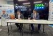 Jorge Barnett de Georgia Tech y Ángel Sánchez de COEL firmando el acuerdo estratégico de logística