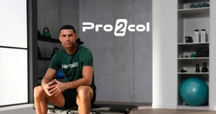 Cristiano Ronaldo posando como inversor y socio estratégico de Herbalife