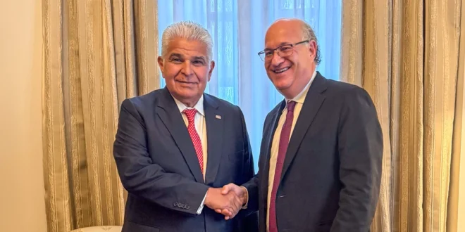 Reunión estratégica entre el presidente Mulino y el presidente del Grupo BID Ilan Goldfajn en Panamá.