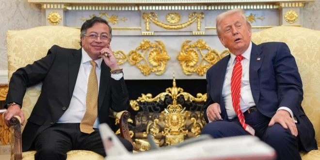 Reunión oficial de Gustavo Petro y Donald Trump en la Oficina Oval de la Casa Blanca