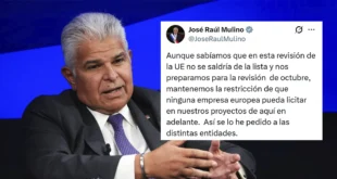 Presidente Jose Raul Mulino