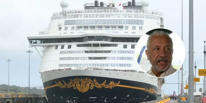 Administrador del Canal de Panamá Ricaurte Vásquez informando sobre Panama Ports Company y nuevas terminales