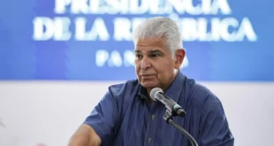 Presidente Mulino durante Conferencia de Prensa