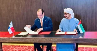 Reunión diplomática entre cancilleres de Panamá y Emiratos Árabes Unidos para acuerdos de inversión.