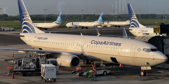 Avión de Copa Airlines