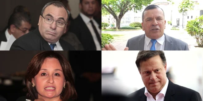 Abogado penalista Roiz Alberto Navarro, Kenia Porcell, Rolando López Pérez, Juan Carlos Varela