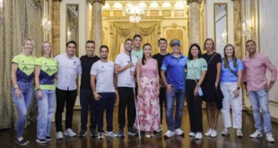 Atletas del Ironman 70.3 Panamá 2026 son recibidos en el Palacio de Las Garzas