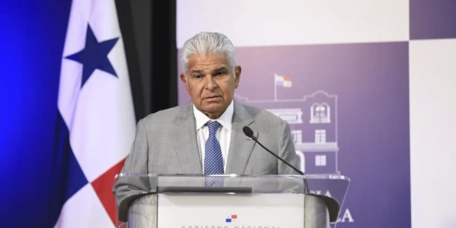 Presidente Mulino durante Conferencia de Prensa