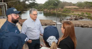 Antonio Tercero supervisa mejoras en Azuero y confirma ingreso de más agua a la red de distribución