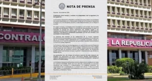 Contraloría aclara que no ha interferido en investigaciones y reafirma compromiso con la transparencia