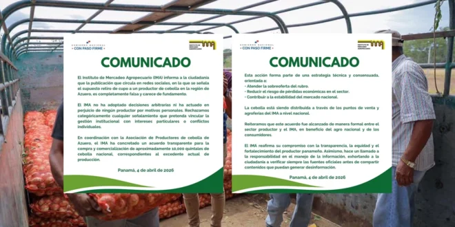 IMA garantiza apoyo al productor y desmiente rumores sobre retiro de cupos en Azuero
