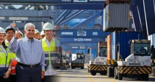 Presidente Mulino destaca eficiencia y mano de obra panameña en Puerto de Balboa