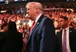Trump regresa a La Arena de la UFC entre aplausos de pie del público