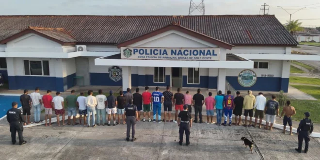 Operación “Bloqueo” deja 24 aprehendidos por presunto microtráfico en Arraiján