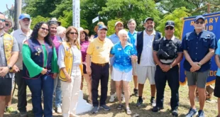 Inauguran en Chame el primer Poste de la Paz de Rotary en Panamá