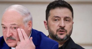 Volodimir Zelensky y Alexandr Lukashenko