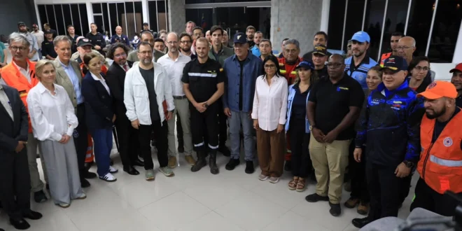 Delcy Rodríguez recibe a delegación panameña enviada por Mulino para apoyar rescates en Venezuela