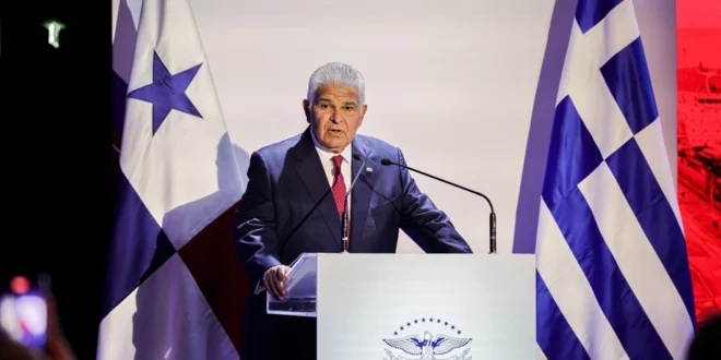 Presidente Mulino afirma que Panamá reafirmó relación con Grecia y protegerá su bandera marítima