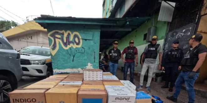 Decomisan en Calidonia cigarrillos de contrabando valorados en unos $165 mil