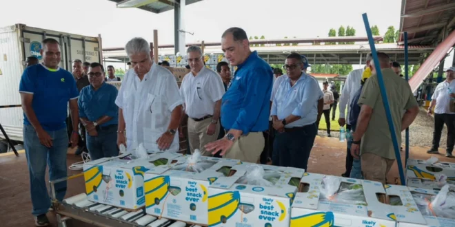 Mulino recorre operaciones de Chiquita y destaca reactivación bananera en Bocas del Toro