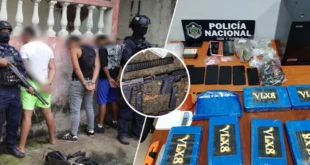 Operación Laberinto deja cinco aprehendidos, armas, droga y más de B/.50 mil en San Miguelito