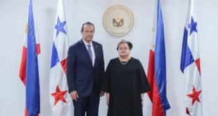 Canciller Martínez-Acha se reúne con canciller de Filipinas para ampliar cooperación bilateral