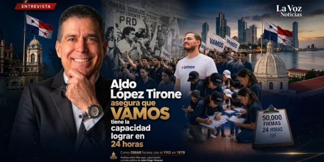 Aldo López Tirone asegura que VAMOS tiene la capacidad de lograr ser partido en 24 horas, como OMAR hiciera con el PRD en 1979