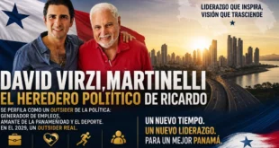 David Virzi Martinelli, el heredero político de Ricardo se perfila como un Outsider de la política: generador de empleos, amante de la panameñidad y el deporte. En el 2029, un Outsider real