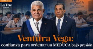 Ventura Vega: confianza para ordenar un MEDUCA bajo presión