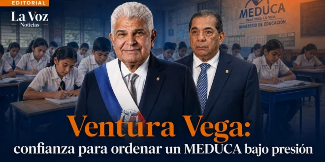 Ventura Vega: confianza para ordenar un MEDUCA bajo presión