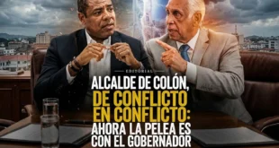 Alcalde de Colón, de conflicto en conflicto: ahora la pelea es con el gobernador