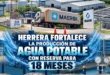Herrera fortalece la producción de agua potable con reserva para 18 meses