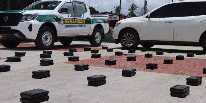 Incautan 100 paquetes de presunta droga ocultos en un automóvil en Chiriquí