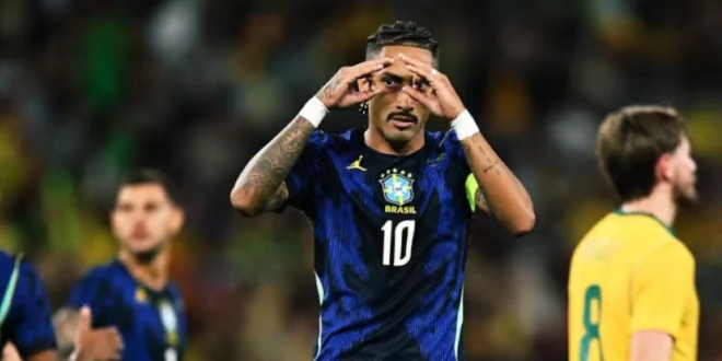 La Brasil de Ancelotti reacciona en Brisbane y firma una remontada 4-2