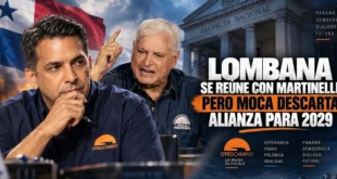 Lombana se reúne con Martinelli, pero MOCA descarta alianza para 2029