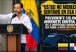 USTED NO MERECE ESTAR SENTADO EN ESA SILLA”: PRESIDENTE COLOMBIANO ARREMETE CONTRA RECTOR DE LA UNIVERSIDAD DURANTE JORNADA QUE ABRIÓ LA RUTA MONTERÍA–PANAMÁ