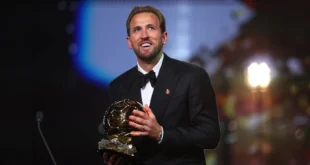 Harry Kane gana el Balón de Oro 2026 y Lionel Messi termina en el quinto lugar