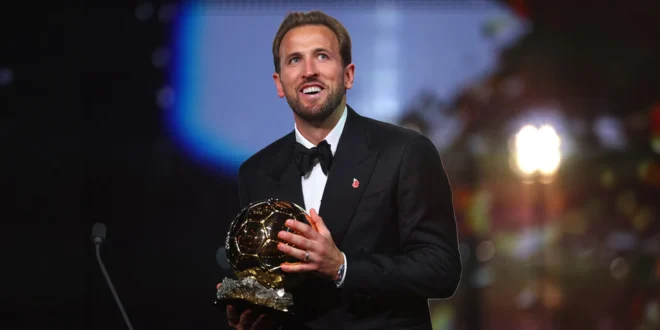 Harry Kane gana el Balón de Oro 2026 y Lionel Messi termina en el quinto lugar
